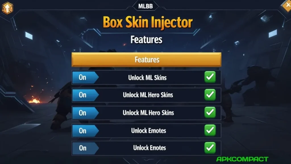 Box Skin Injector Features