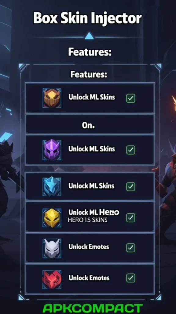 Box Skin Injector Features