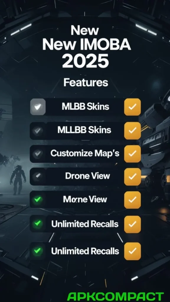 New IMoba 2025 Features