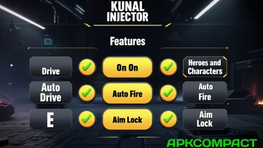 Kunal Injector Features