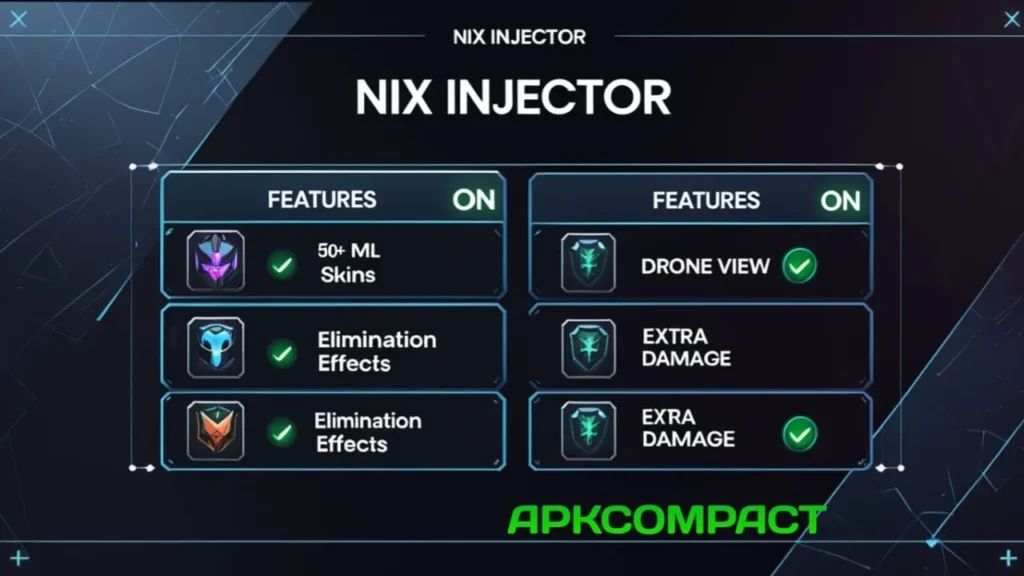  Nix Injector APK features