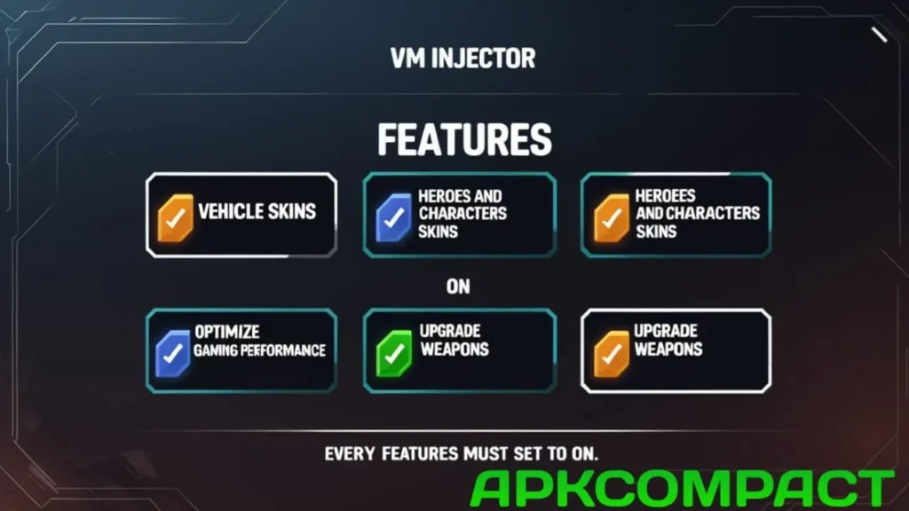 VM Injector APK Latest Version Features