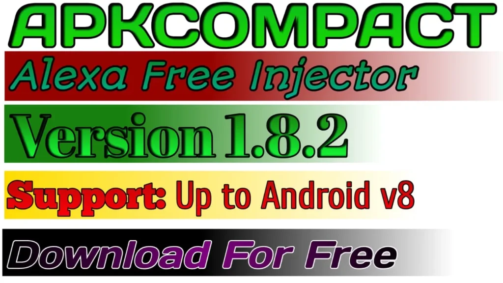 Alexa Free Injector Basic important features.